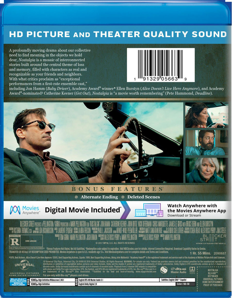 Nostalgia (Blu-ray + Digital HD) [Blu-ray]