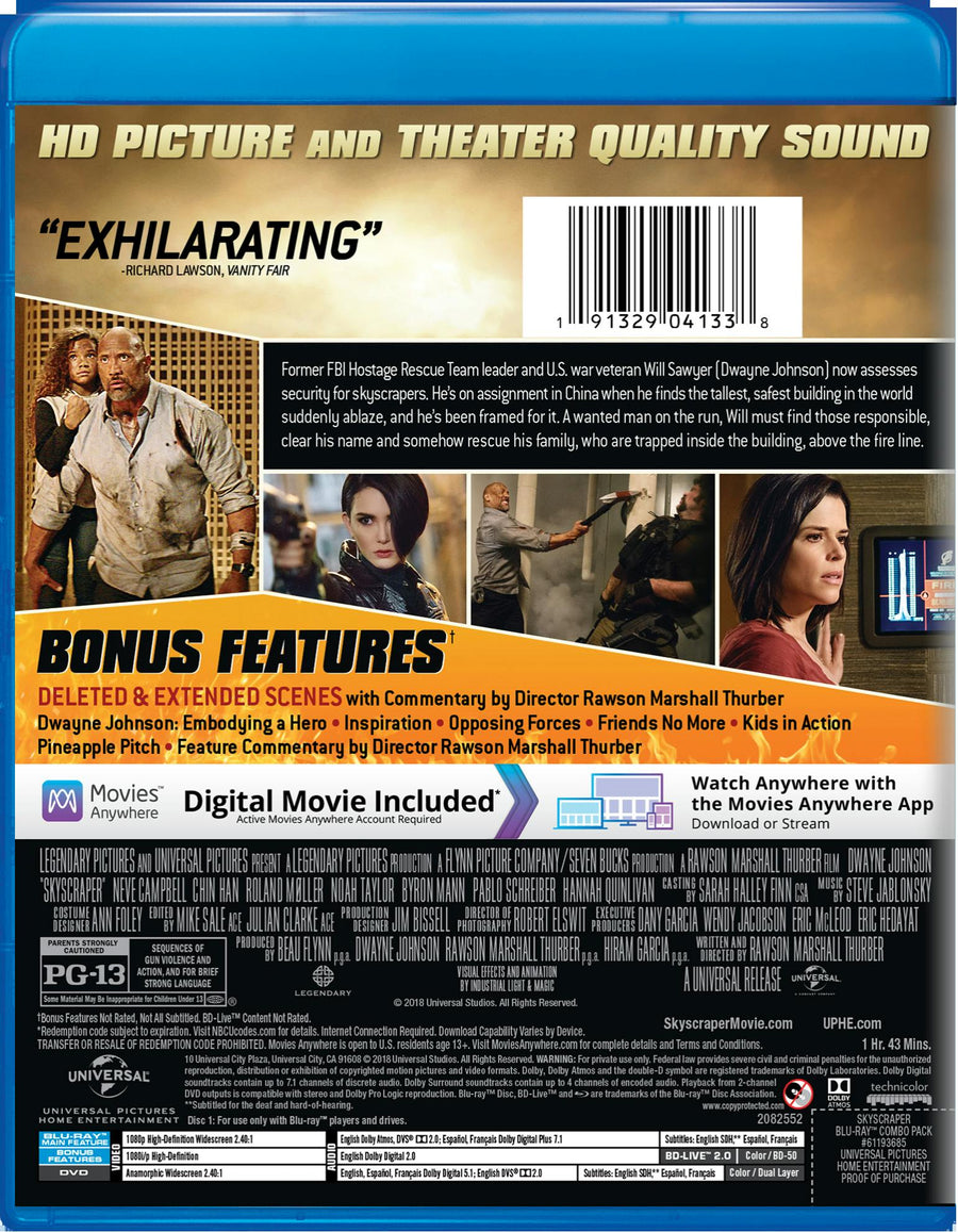 Skyscraper (DVD) [Blu-ray]