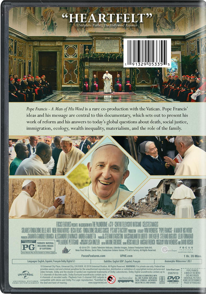 Pope Francis - A Man of His Word [DVD]