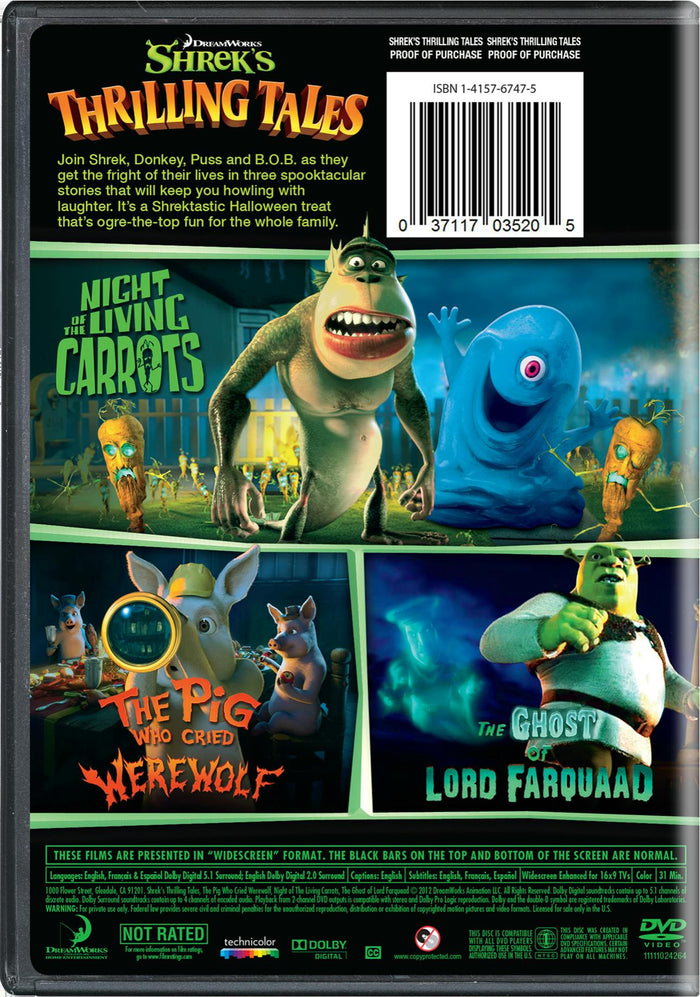Shrek's Thrilling Tales (2018) [DVD]