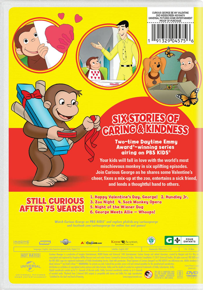 Curious George: Be My Valentine [DVD]