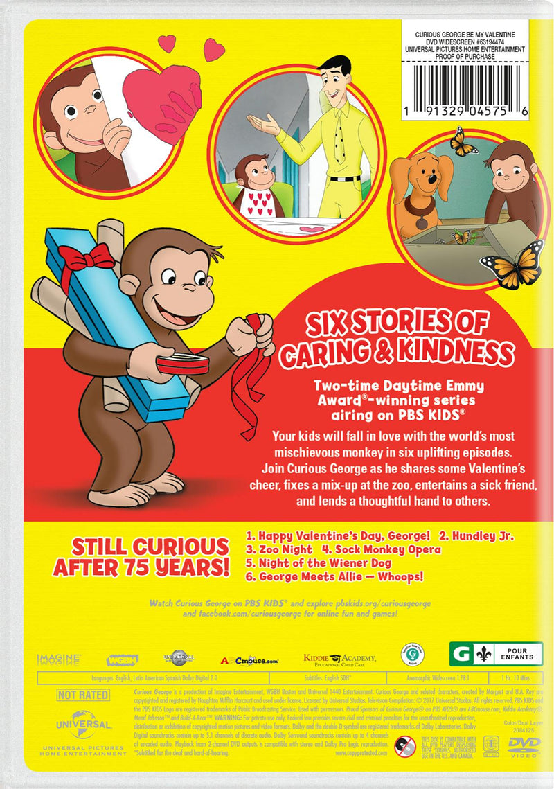 Curious George: Be My Valentine [DVD]