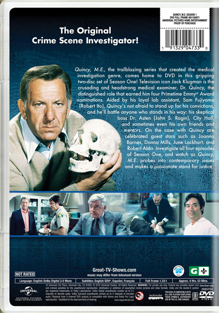 Quincy, M.E.: Season 1 [DVD]