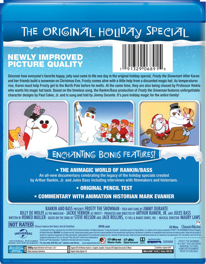 Frosty the Snowman (Deluxe Edition) [Blu-ray]