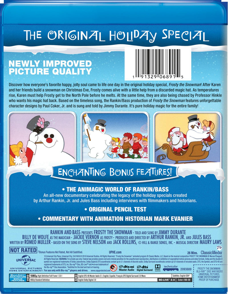 Frosty the Snowman (Deluxe Edition) [Blu-ray]