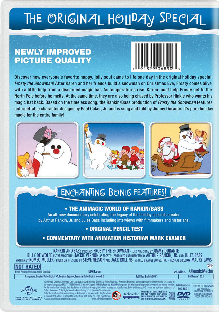 Frosty the Snowman (Deluxe Edition) [DVD]