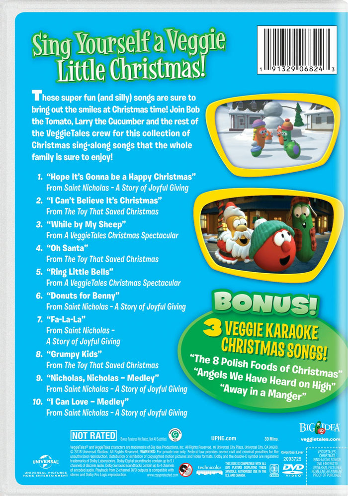 VeggieTales Christmas Sing-along Songs! [DVD]
