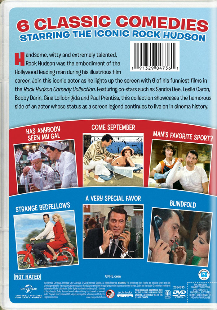 Rock Hudson Comedy Collection [DVD]