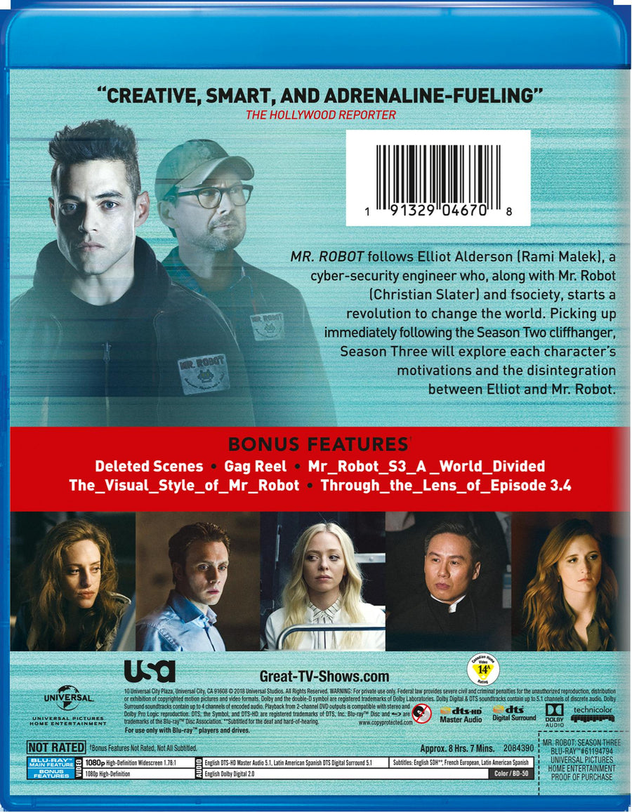 Mr. Robot: Season_3.0 [Blu-ray]