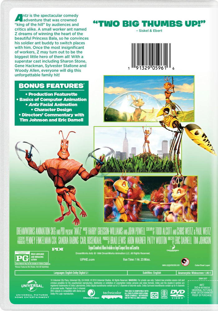 Antz (1998) (New Artwork) [DVD]