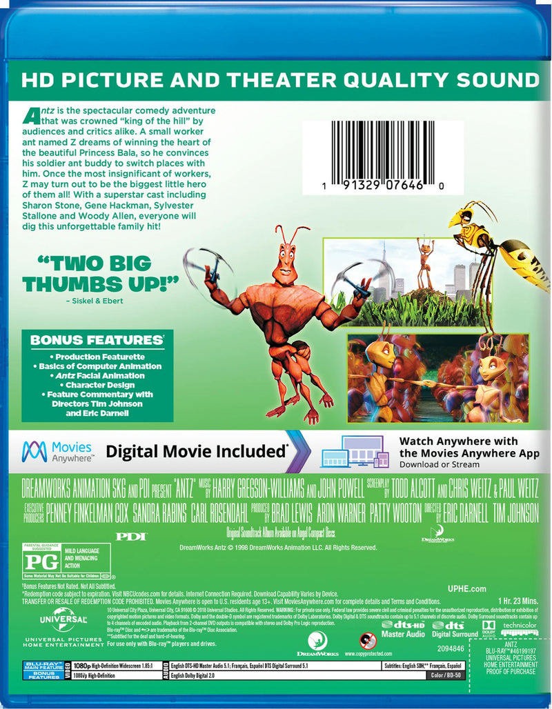 Antz [Blu-ray]
