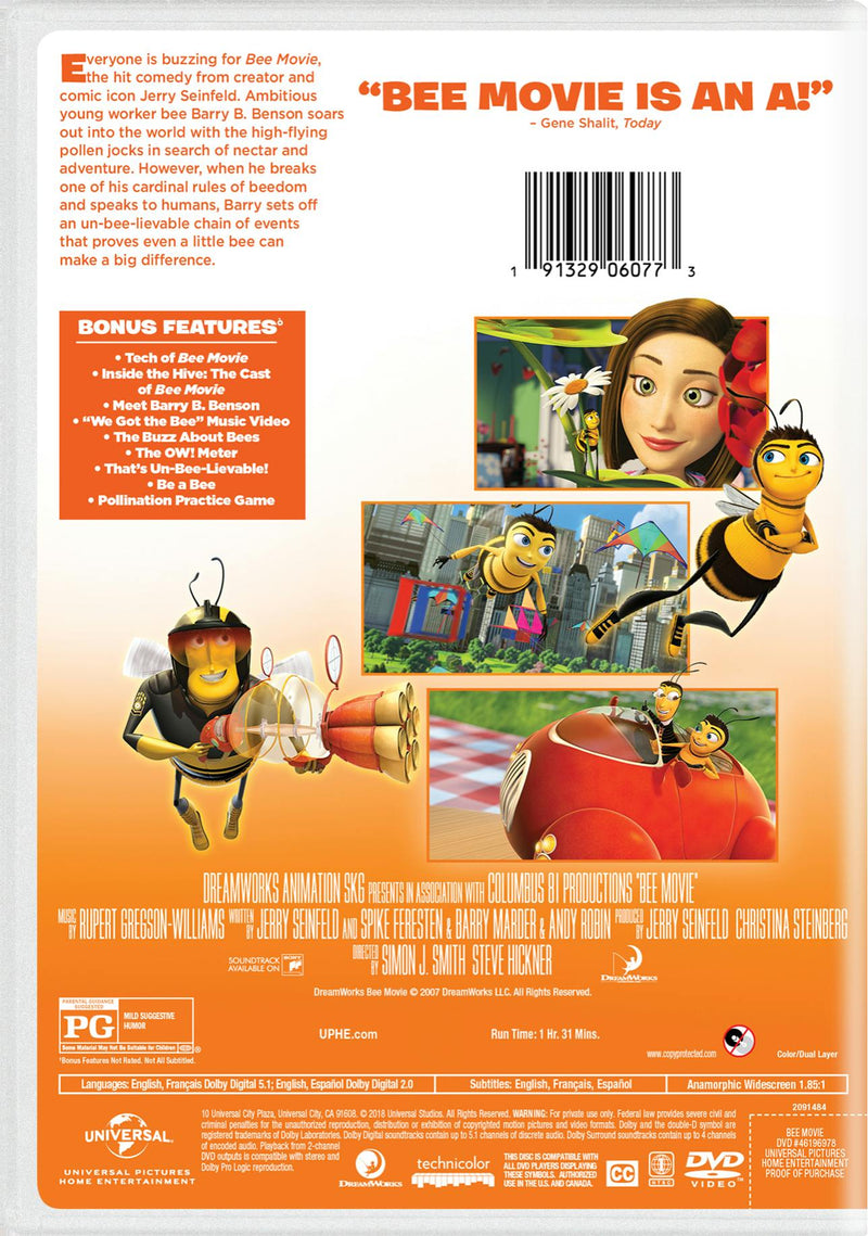 Bee Movie (2018) (DVD New Box Art) [DVD]
