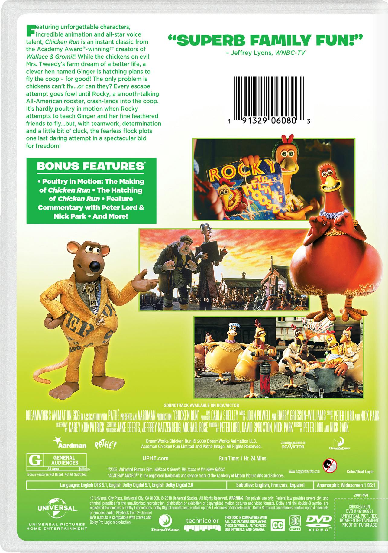 Chicken Run [DVD] – GRUV Entertainment