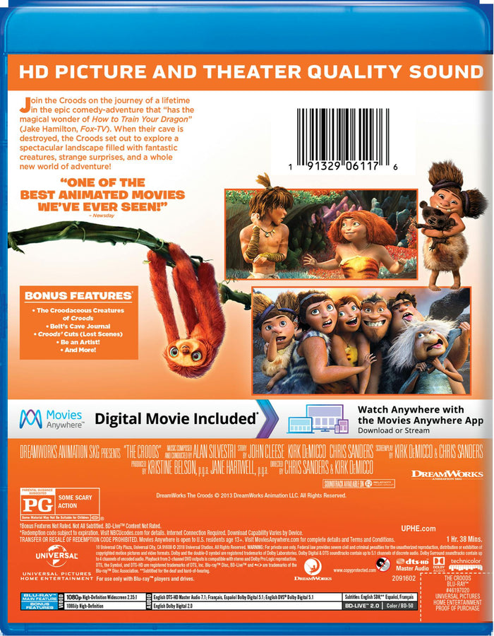 The Croods (Blu-ray New Box Art) [Blu-ray]