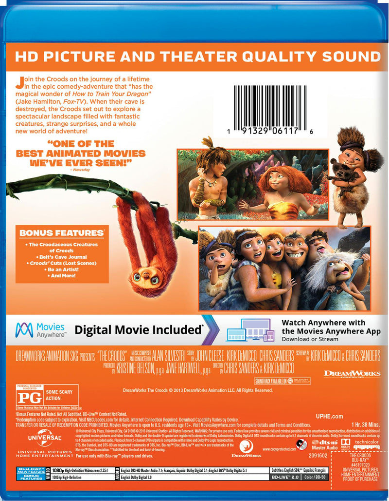 The Croods (Blu-ray New Box Art) [Blu-ray]