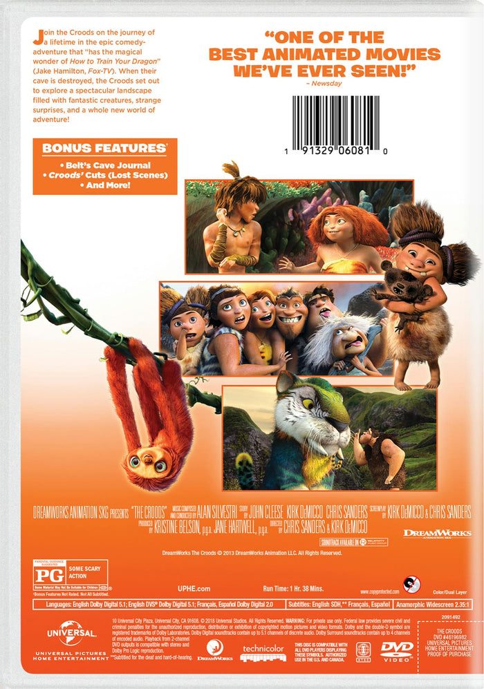 The Croods (2018) (DVD New Box Art) [DVD]