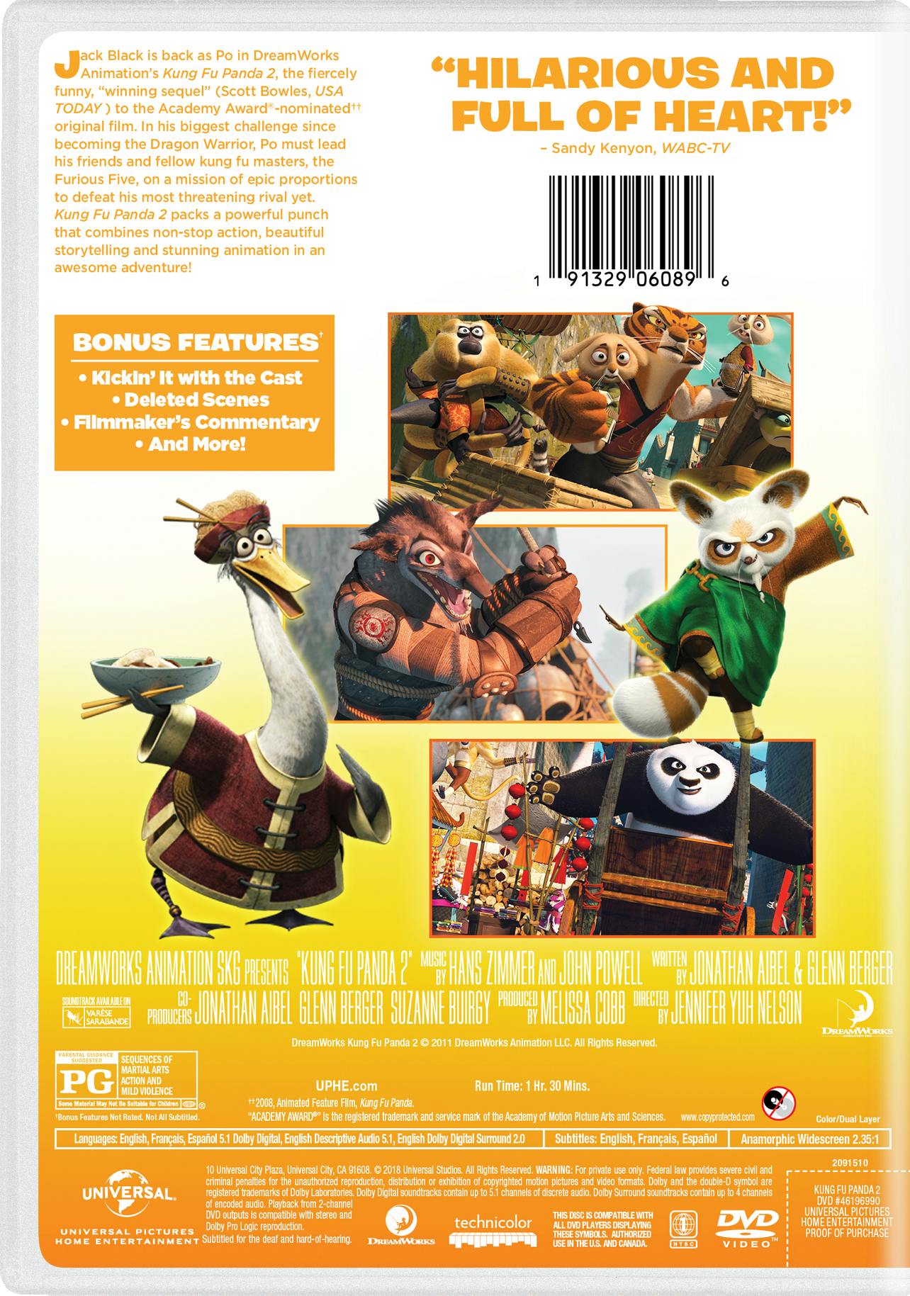 Kung Fu Panda 2 (DVD New Box Art) [DVD] – GRUV Entertainment
