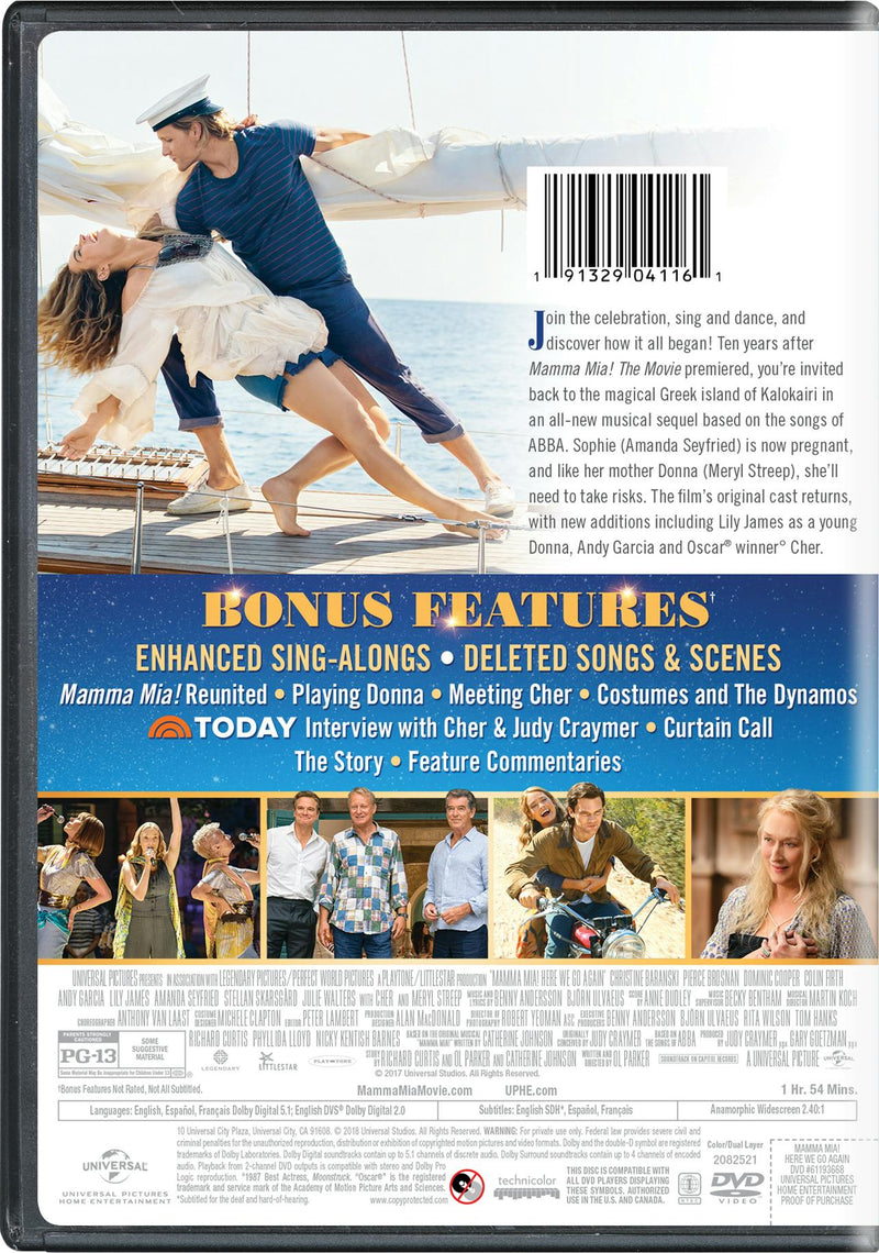 Mamma Mia! Here We Go Again (Normal (Sing-Along Edition)) [DVD]