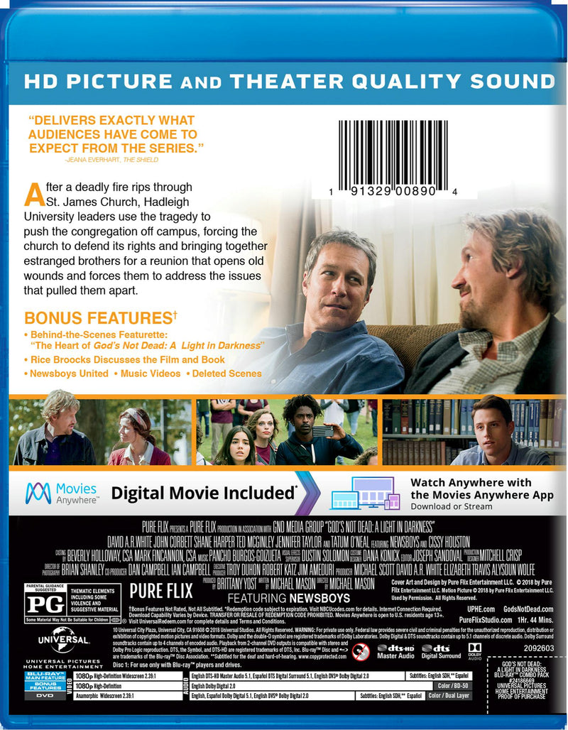 God's Not Dead 3 (DVD + Digital) [Blu-ray]