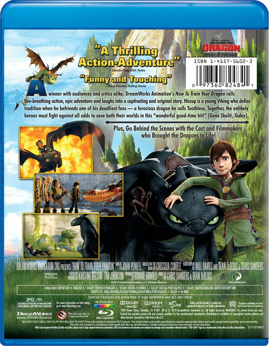 How to Train Your Dragon [Blu-ray]