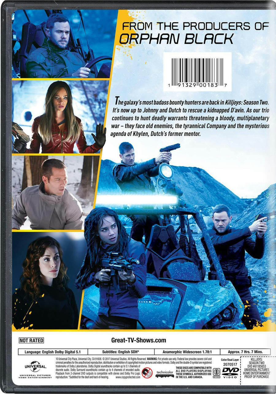Killjoys: Season Two [DVD]