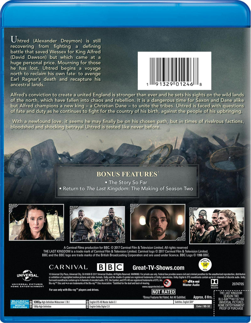 The Last Kingdom: Season Two [Blu-ray]