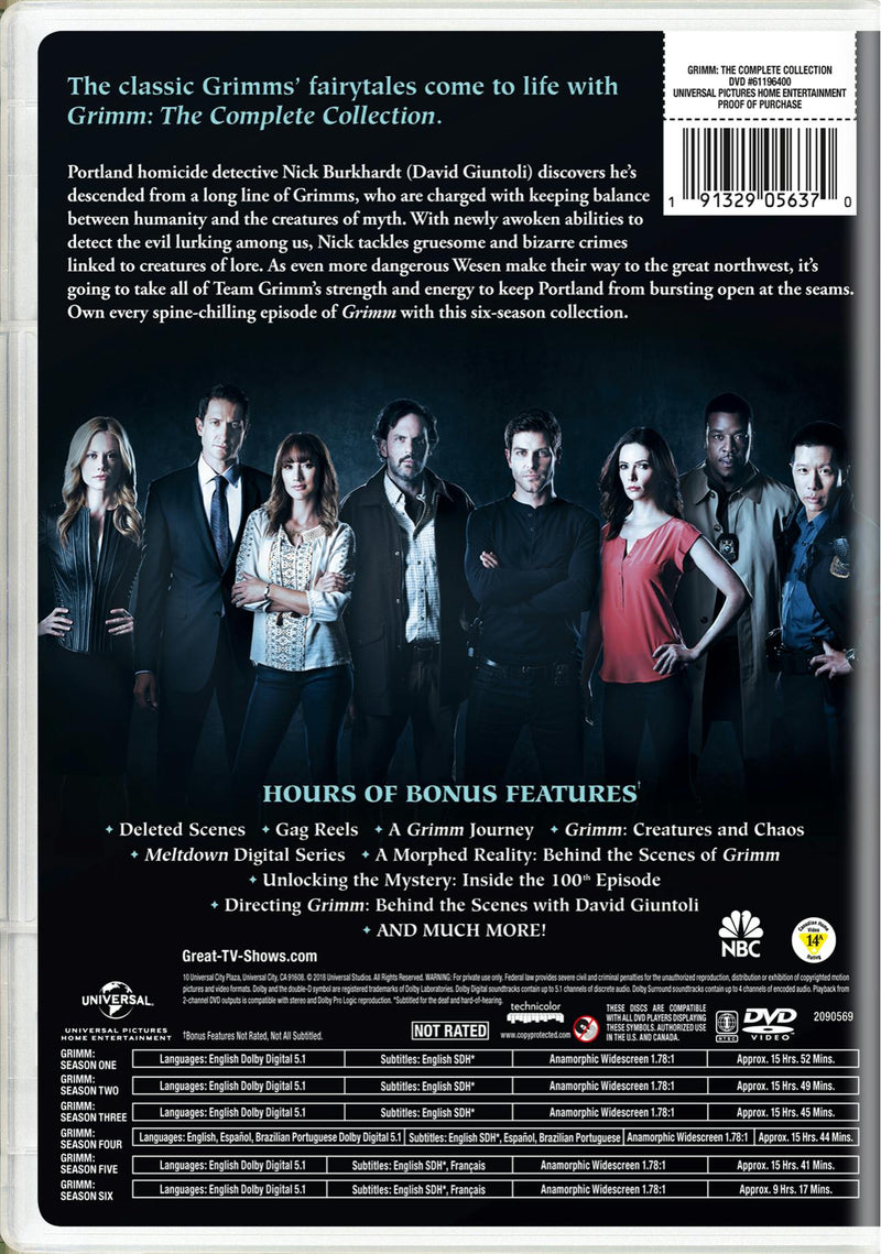 Grimm: The Complete Collection [DVD]
