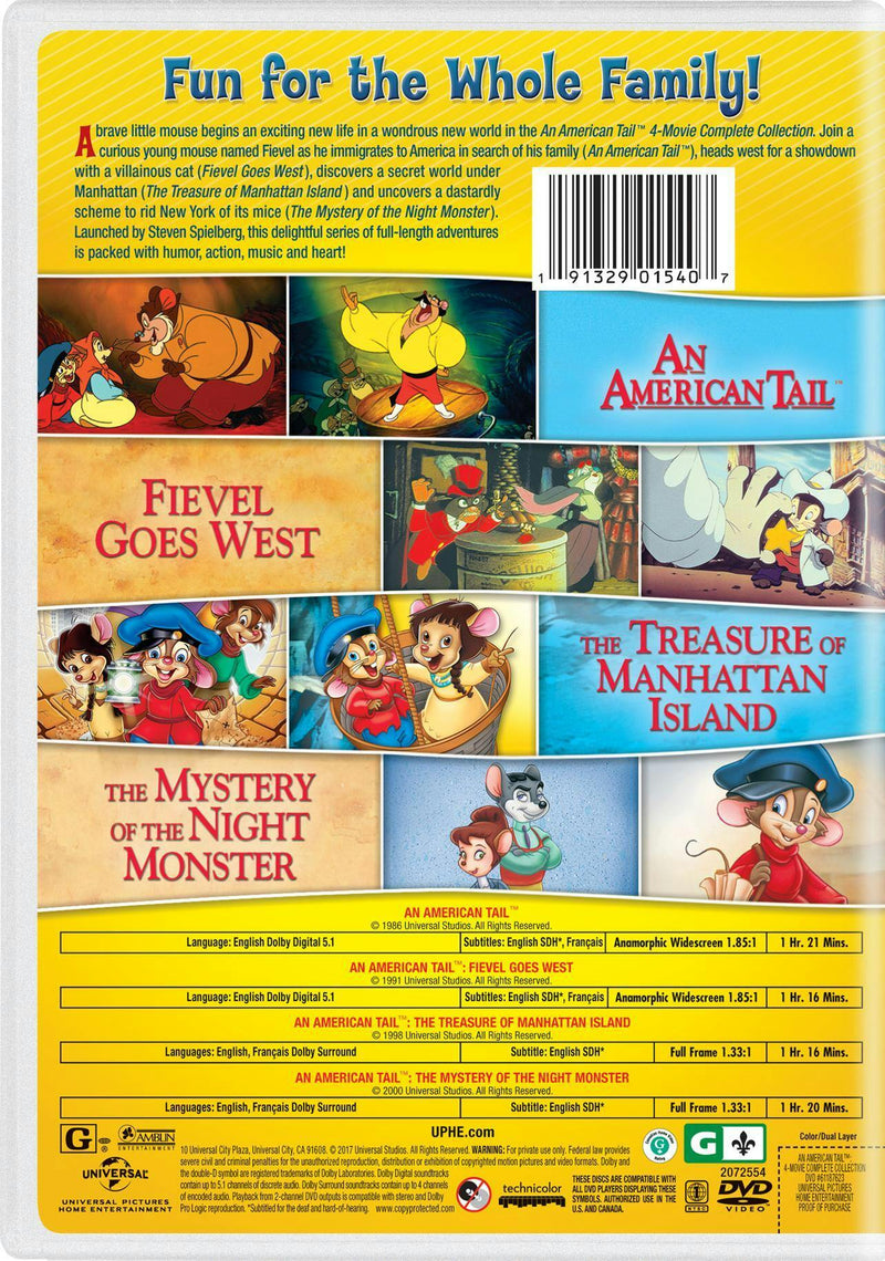 An American Tail: 1-4 (DVD Set) [DVD]