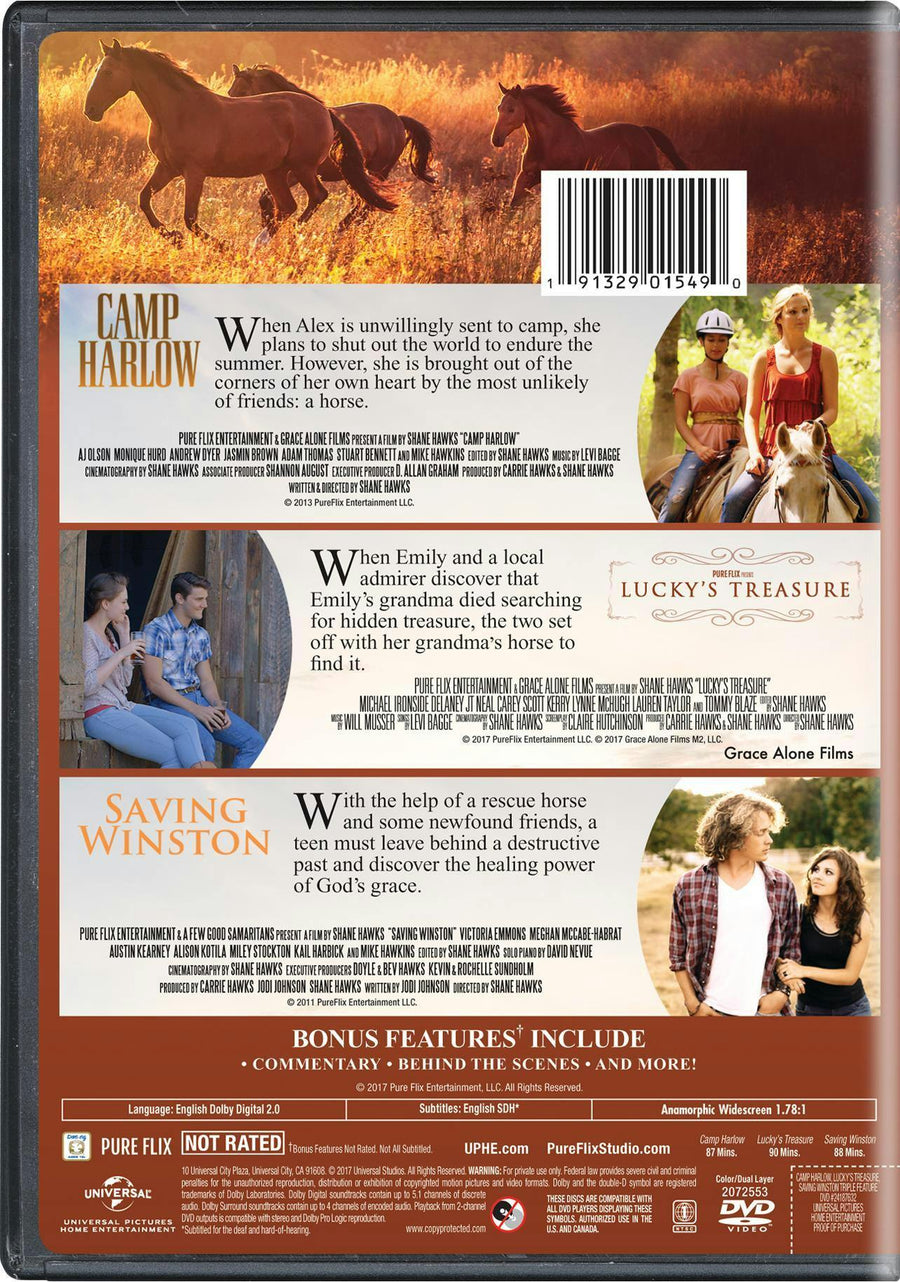Camp Harlow/Lucky's Treasure/Saving Winston (Box Set) [DVD]
