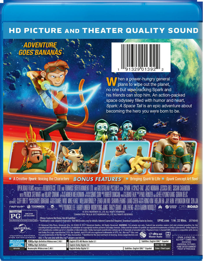 Spark: A Space Tail (DVD) [Blu-ray]