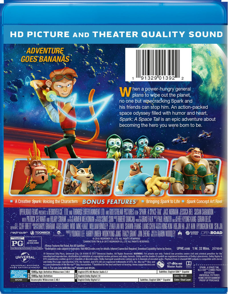 Spark: A Space Tail (DVD) [Blu-ray]