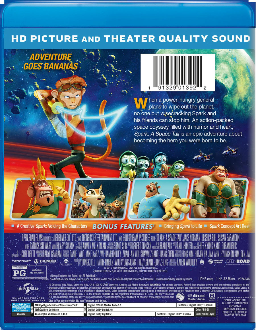 Spark: A Space Tail (DVD) [Blu-ray]