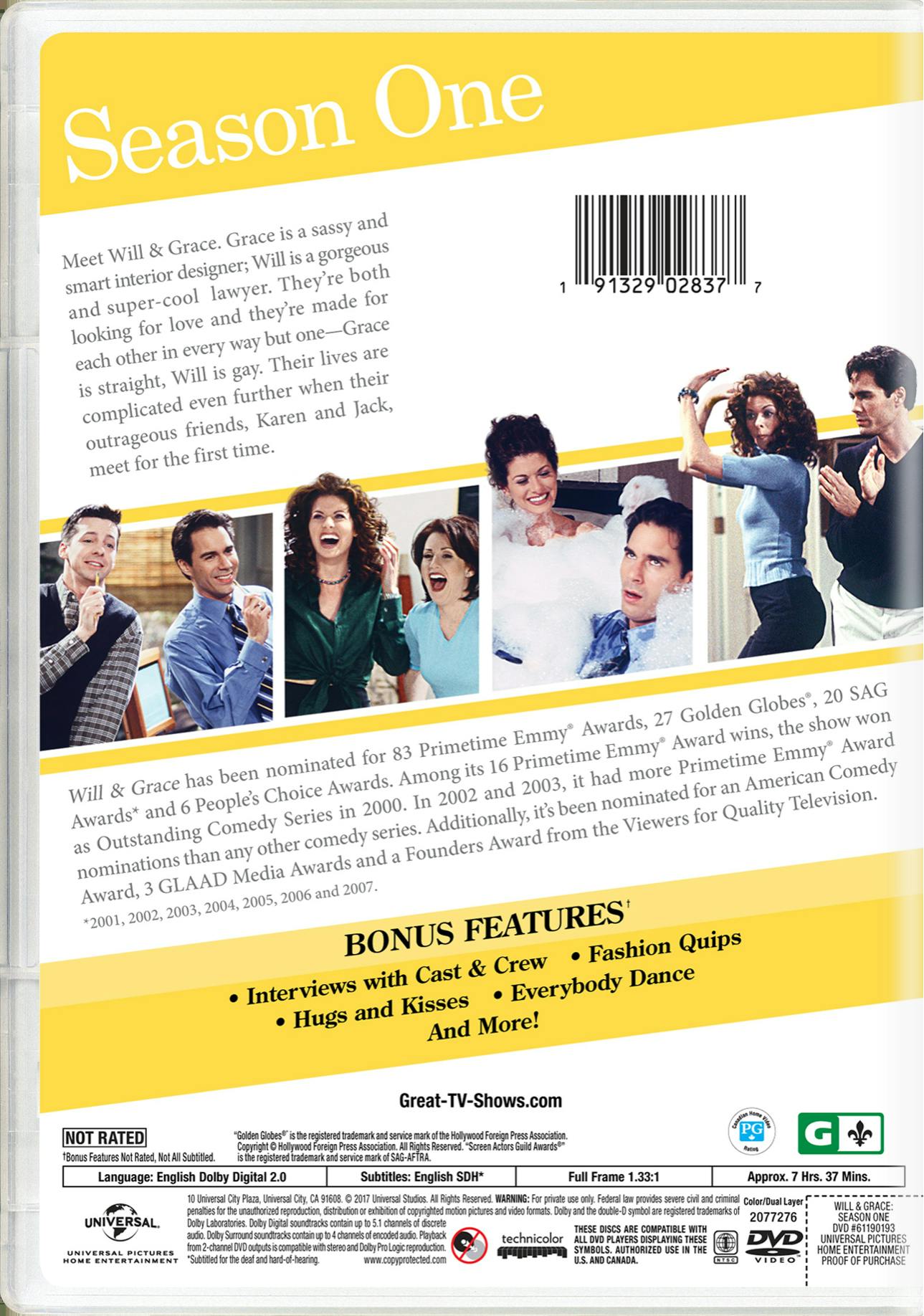 Will and Grace: The Complete Season 1 [DVD] – GRUV Entertainment