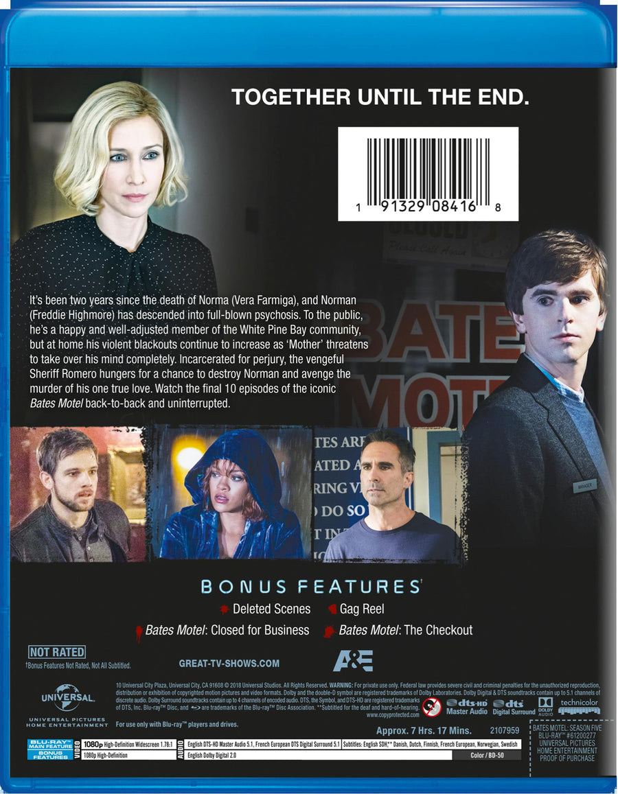 Bates Motel: Season Five (Blu-ray New Box Art) [Blu-ray]