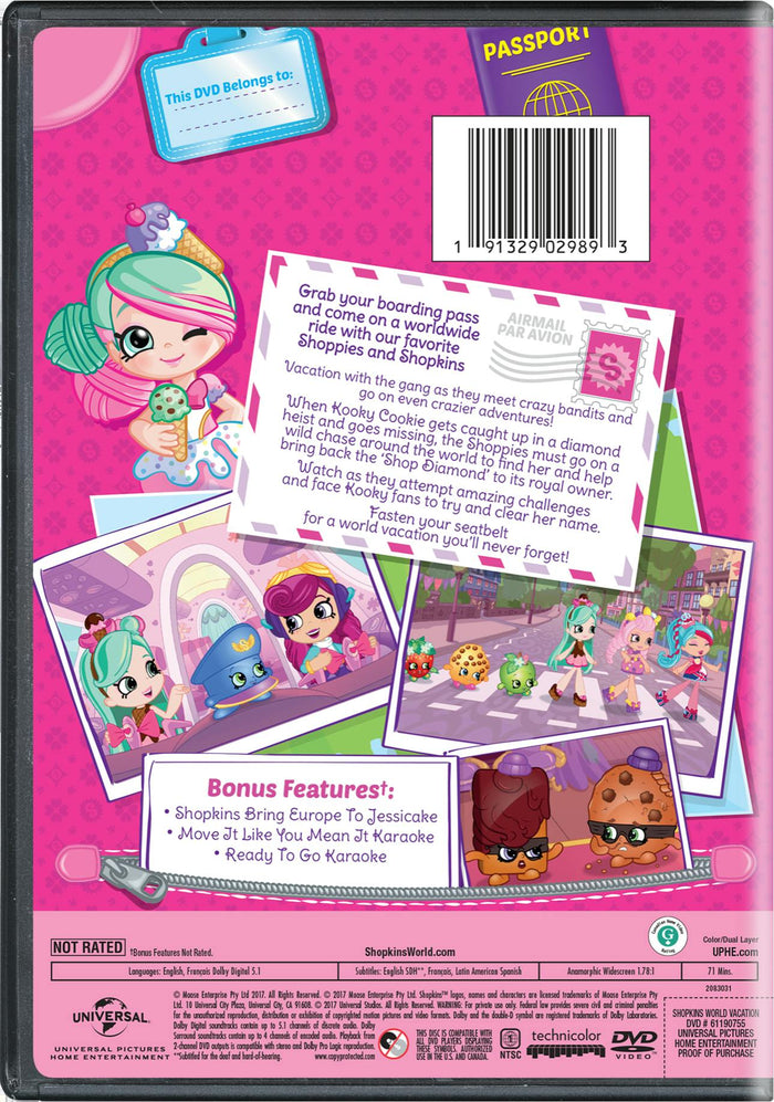 Shopkins: World Vacation (DVD + Toy) [DVD]