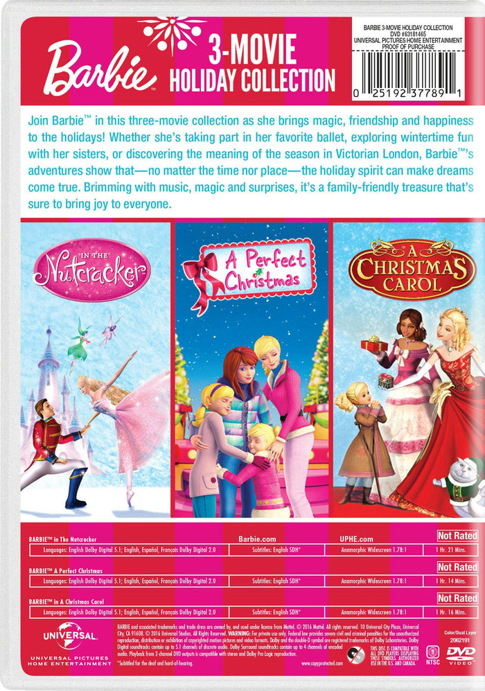 Barbie: 3-movie Holiday Collection [DVD]
