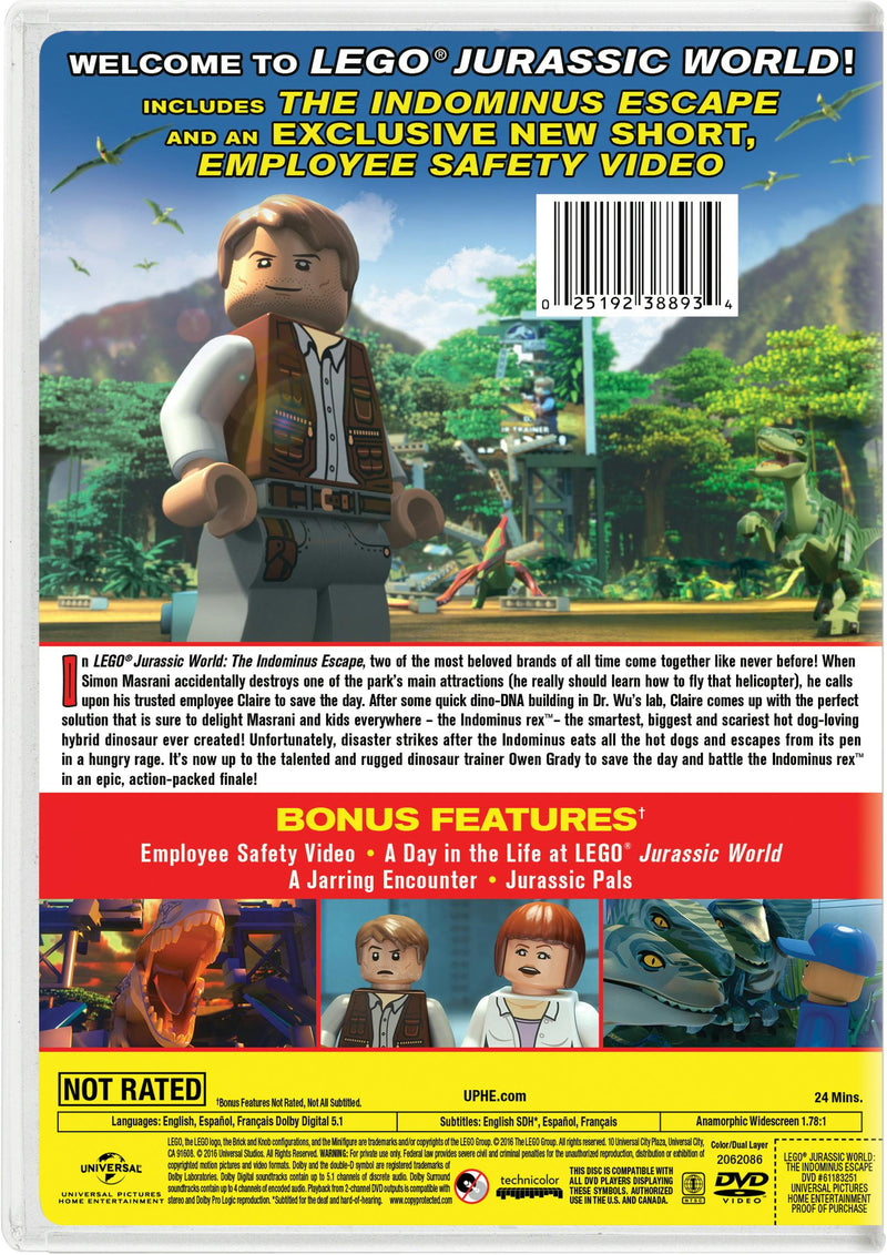 LEGO Jurassic World: The Indominus Escape [DVD]