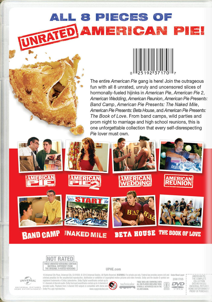 American Pie: All 8 Pieces of Pie [DVD]
