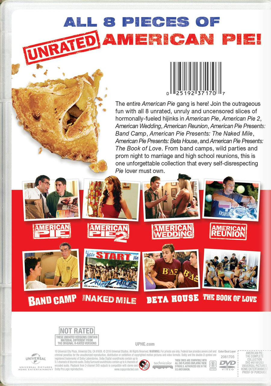 American Pie: All 8 Pieces of Pie (DVD Set) [DVD]