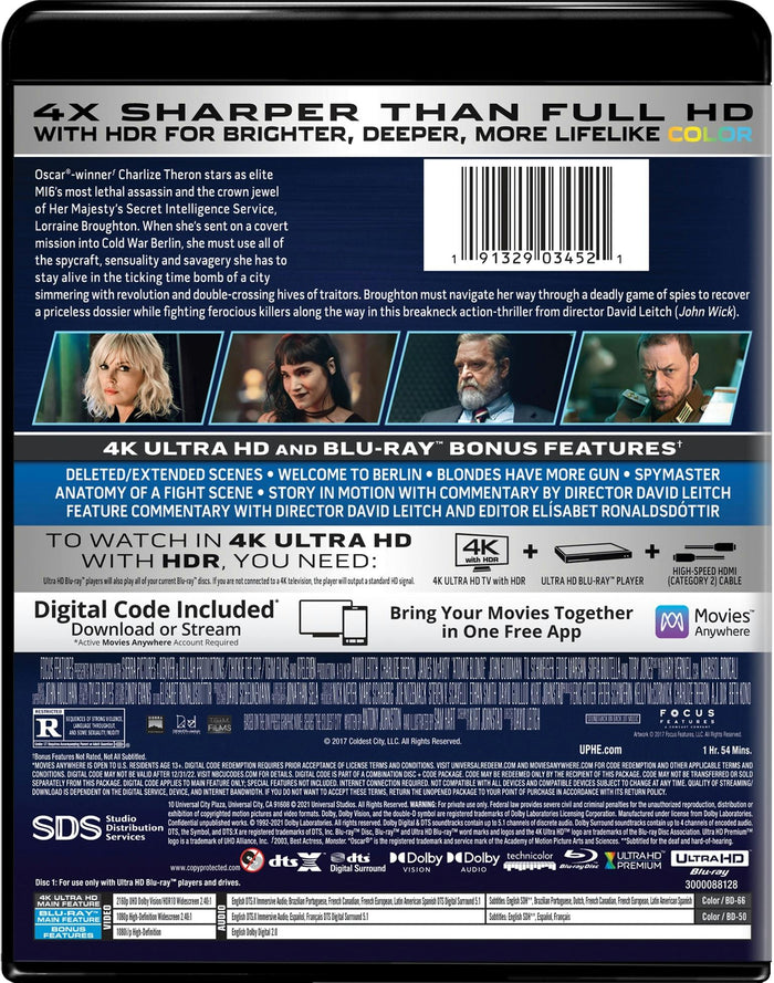 Atomic Blonde (4K Ultra HD) [UHD]