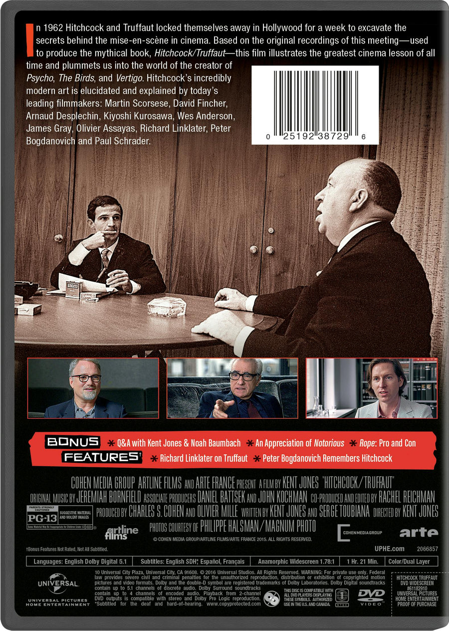 Hitchcock/Truffaut [DVD]