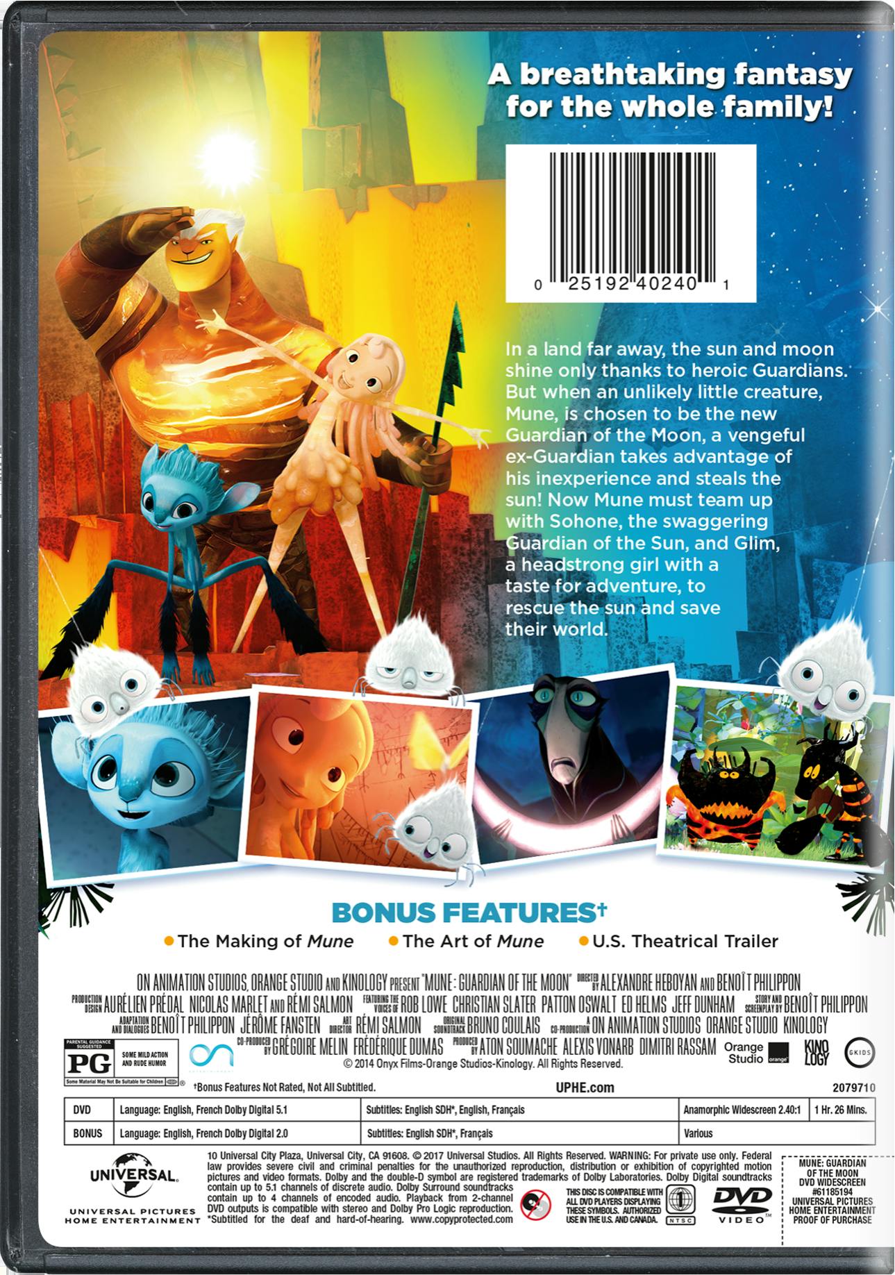 Mune: The Guardian of the Moon [DVD] – GRUV Entertainment