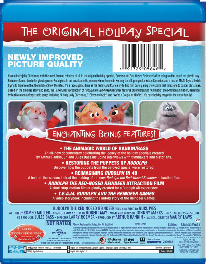 Rudolph the Red-nosed Reindeer (Deluxe Edition) [Blu-ray]