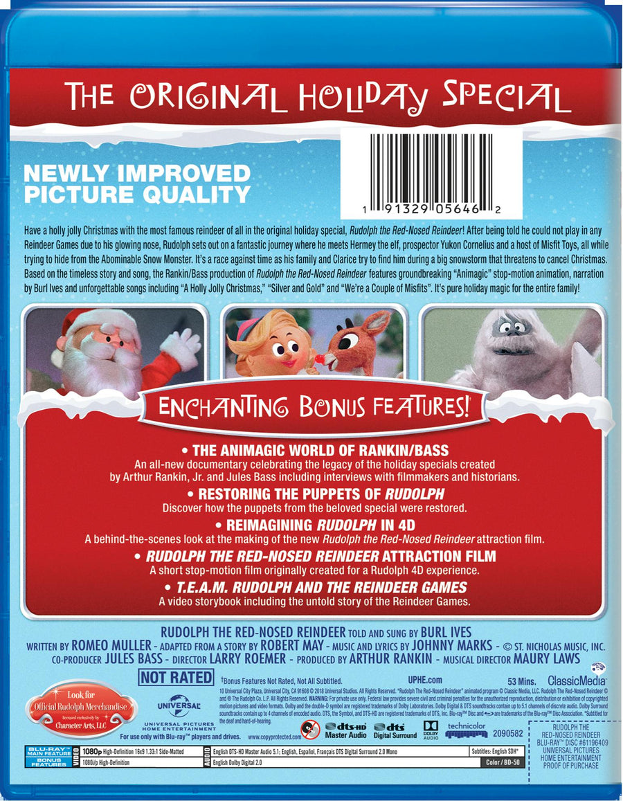 Rudolph the Red-nosed Reindeer (Deluxe Edition) [Blu-ray]