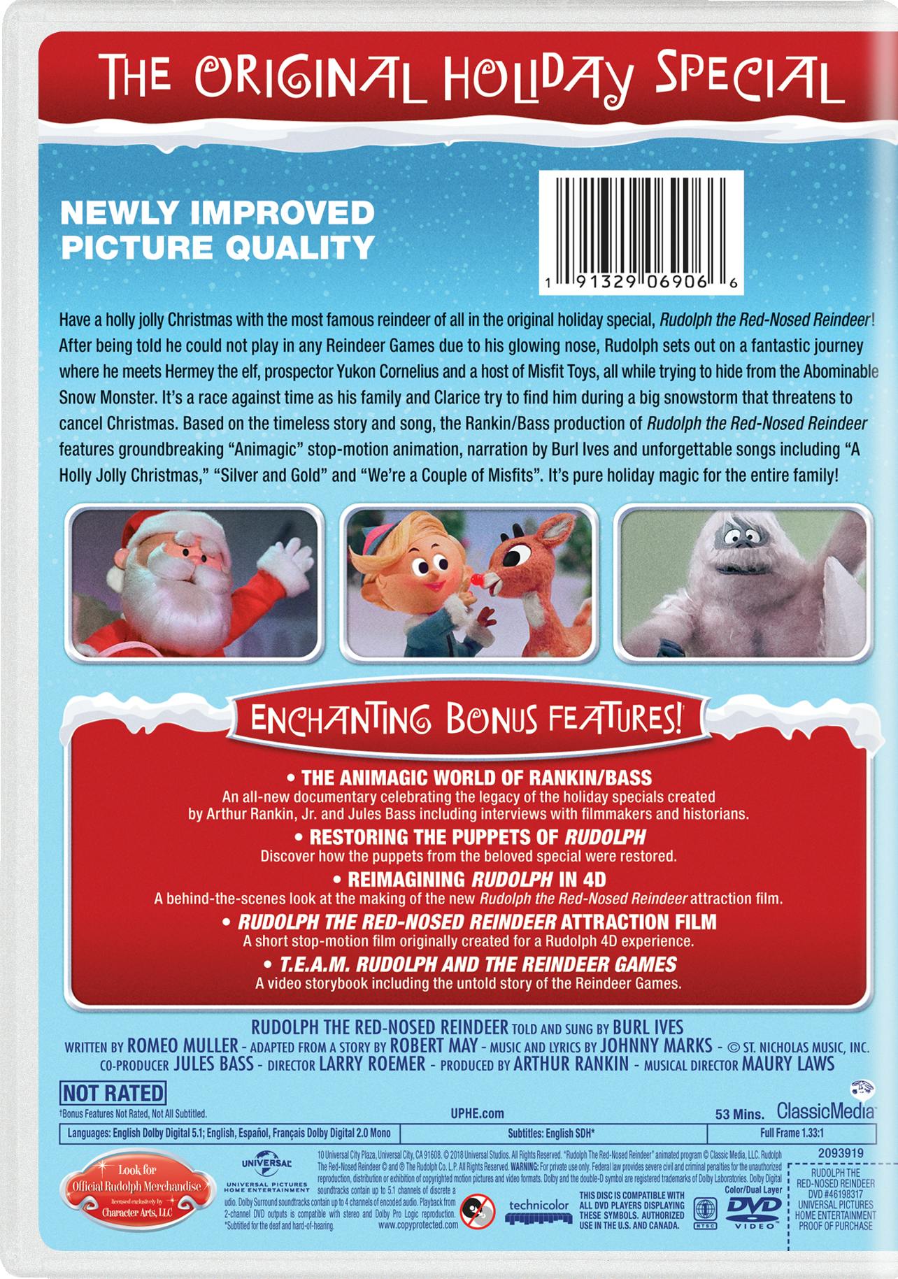 Rudolph the Red-nosed Reindeer (Deluxe Edition) [DVD] – GRUV