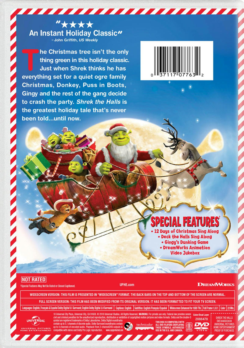 Shrek the Halls (DVD Holiday Edition) [DVD]