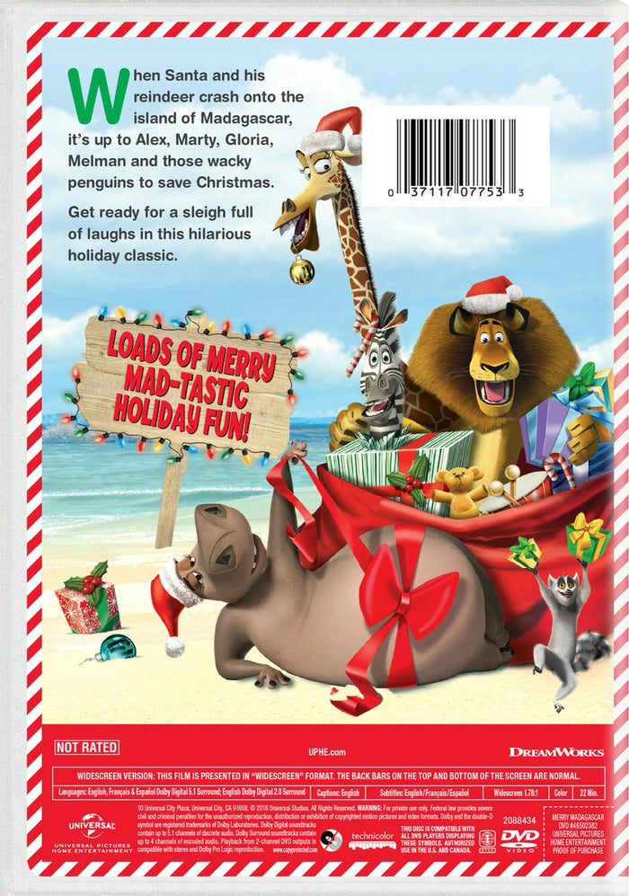 Merry Madagascar [DVD]