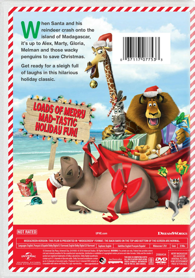 Merry Madagascar [DVD]