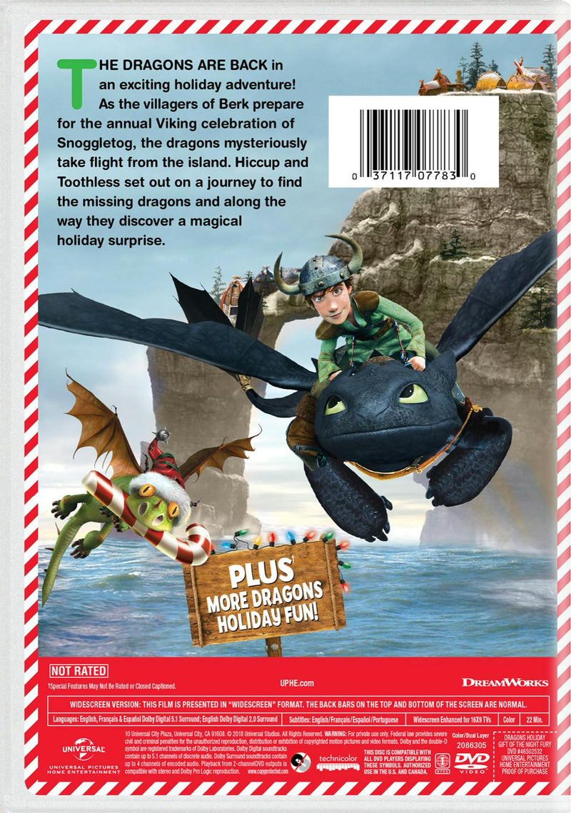 Dragons: Gift of the Night Fury [DVD]