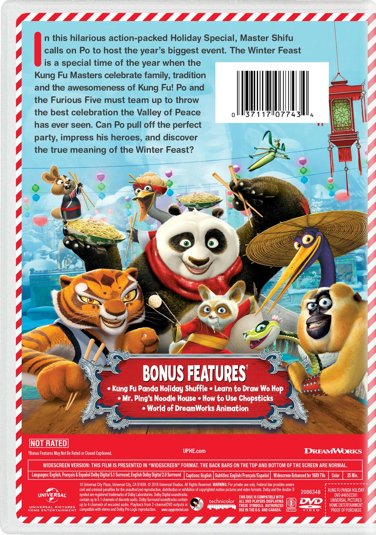 Kung Fu Panda Holiday (DVD Holiday Edition) [DVD] – GRUV Entertainment